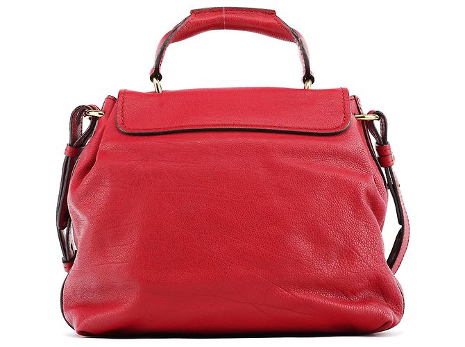 Chloé Borsa a tracolla 2-Way Elsie in pelle rossa - vista 3