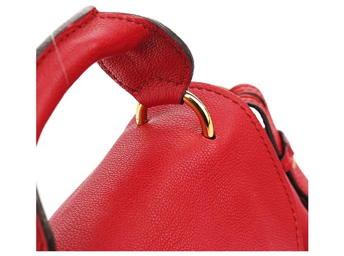 Chloé Borsa a tracolla 2-Way Elsie in pelle rossa - vista 7