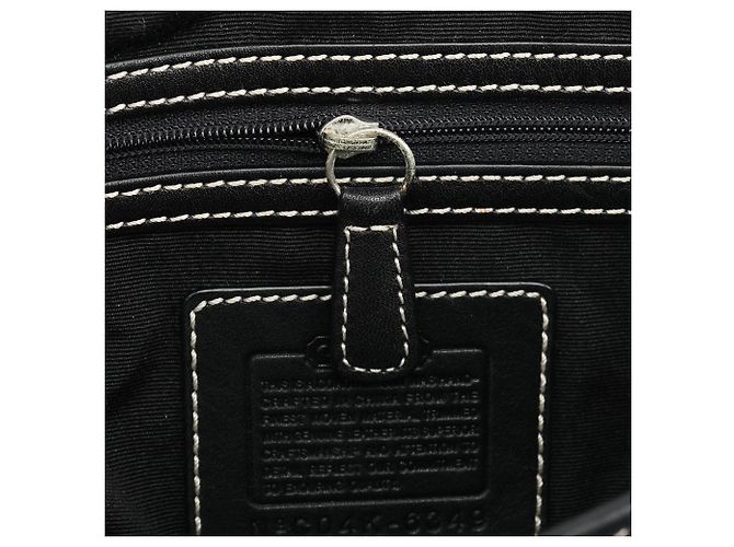 Coach Borsa Soho Top Handle Signature Grigia 6349 - vista 13