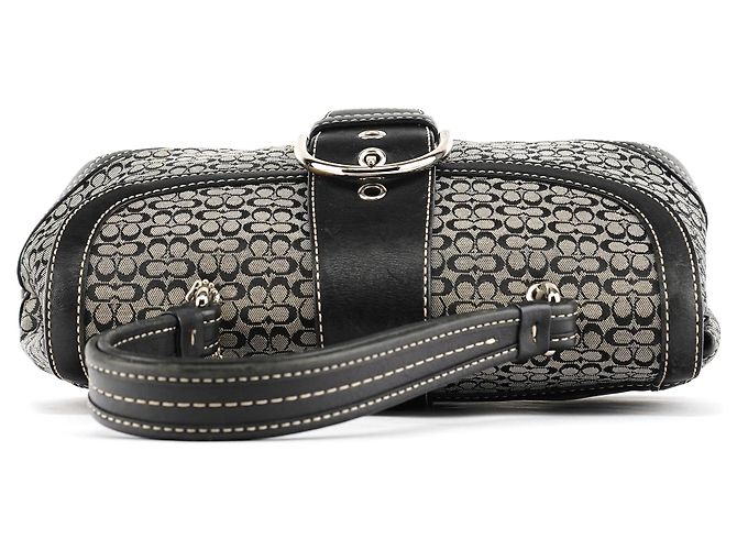 Coach Borsa Soho Top Handle Signature Grigia 6349 - vista 4