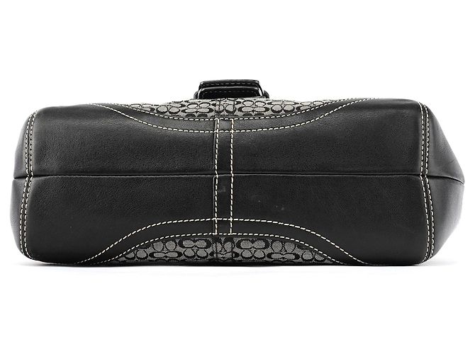 Coach Borsa Soho Top Handle Signature Grigia 6349 - vista 5