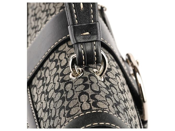 Coach Borsa Soho Top Handle Signature Grigia 6349 - vista 8