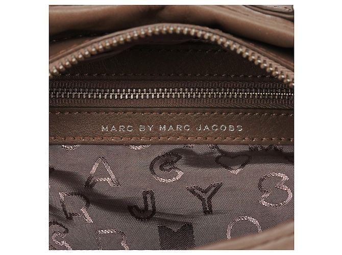 Marc by Marc Jacobs Borsa 2-Way multi-tasche in pelle Taupe - vista 11