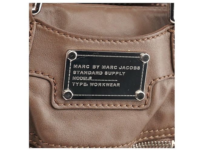 Marc by Marc Jacobs Borsa 2-Way multi-tasche in pelle Taupe - vista 6