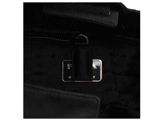 Prada Borsa a spalla Asim Shoulder Bag 1998 Black Raso - vista 10