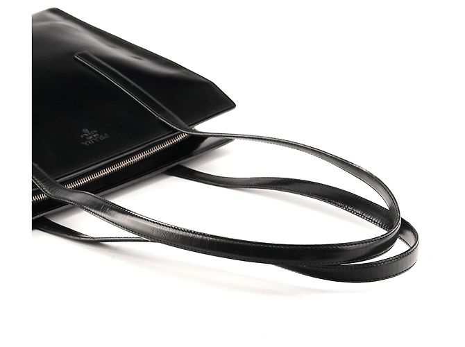 Prada Borsa tote sport 1995 in pelle spazzolato nera - vista 8