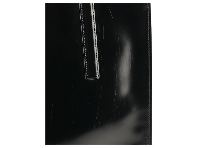 Prada Borsa tote sport 1995 in pelle spazzolato nera - vista 9