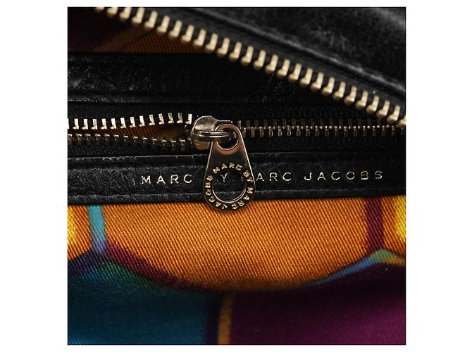 Marc by Marc Jacobs Borsa Black Quilted Leather Classic Q Baby Groovee Bag - vista 13