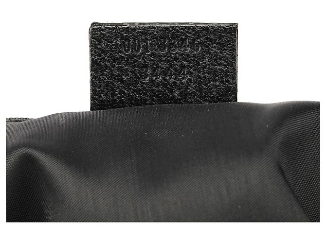 Gucci 001 3346 Borsa a tracolla Jackie in nylon nero - vista 12