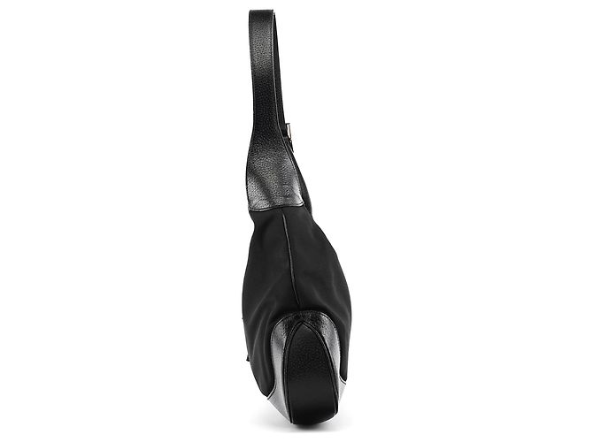 Gucci 001 3346 Borsa a tracolla Jackie in nylon nero - vista 2