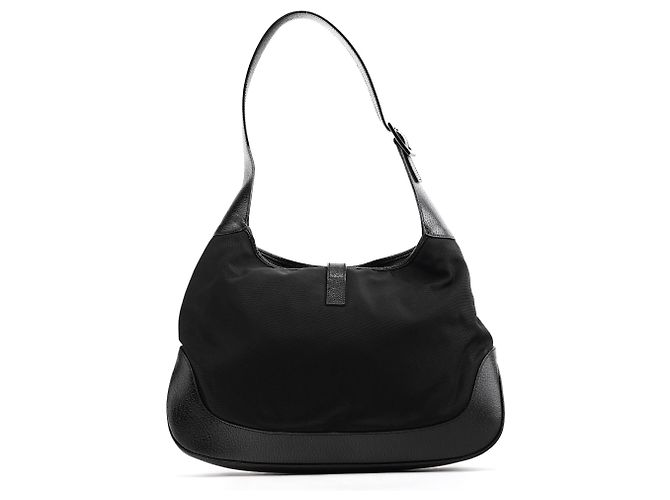 Gucci 001 3346 Borsa a tracolla Jackie in nylon nero - vista 3