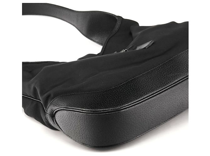 Gucci 001 3346 Borsa a tracolla Jackie in nylon nero - vista 6