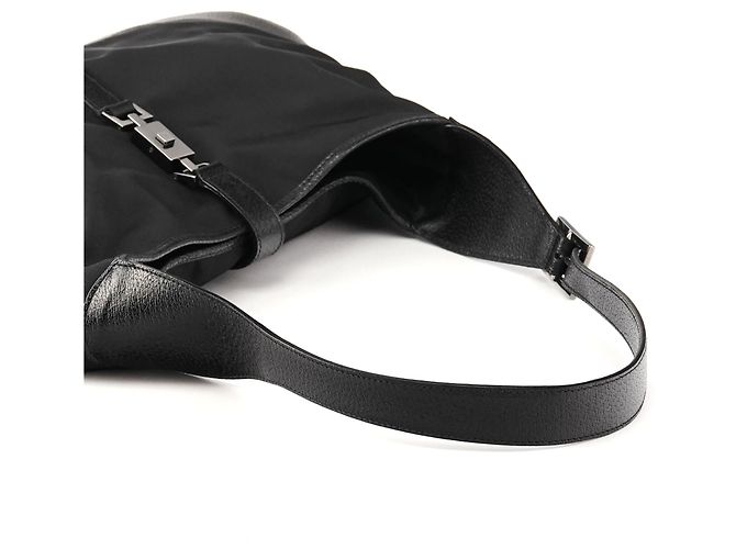 Gucci 001 3346 Borsa a tracolla Jackie in nylon nero - vista 8