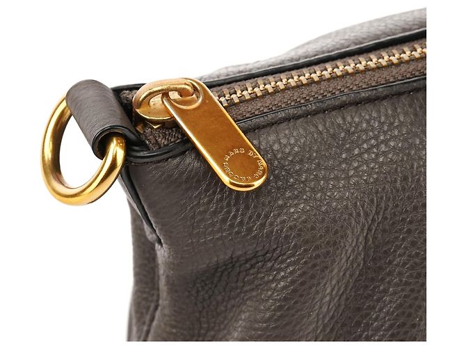 Marc by Marc Jacobs Borsa 2-Way Classic Q in pelle grigia - vista 10