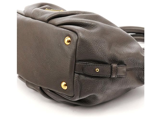 Marc by Marc Jacobs Borsa 2-Way Classic Q in pelle grigia - vista 8