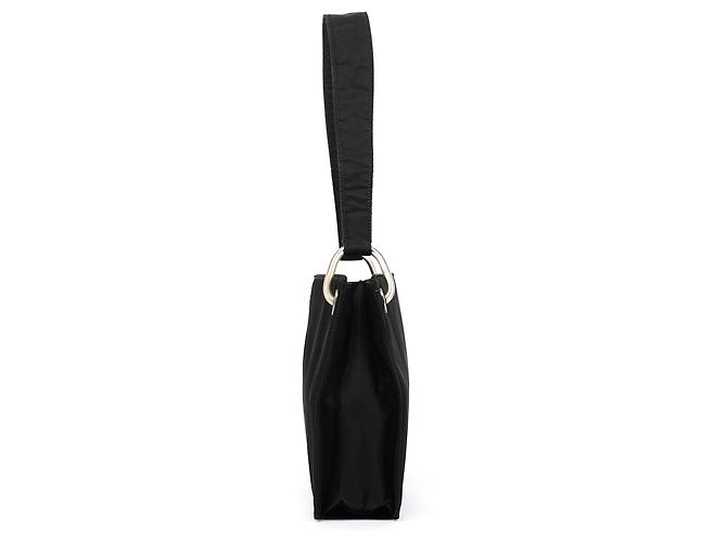 Prada Borsa a tracolla B6781 Black Tessuto Metallo Nylon - vista 2