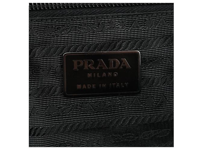 Prada Borsa a tracolla in pelle Vitello nera - vista 13