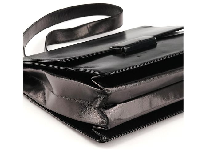 Prada Borsa a tracolla in pelle Vitello nera - vista 7