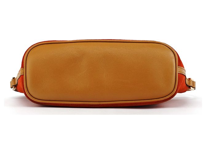 Gucci 039 1103 Orange Suede Boat Pochette - vista 5