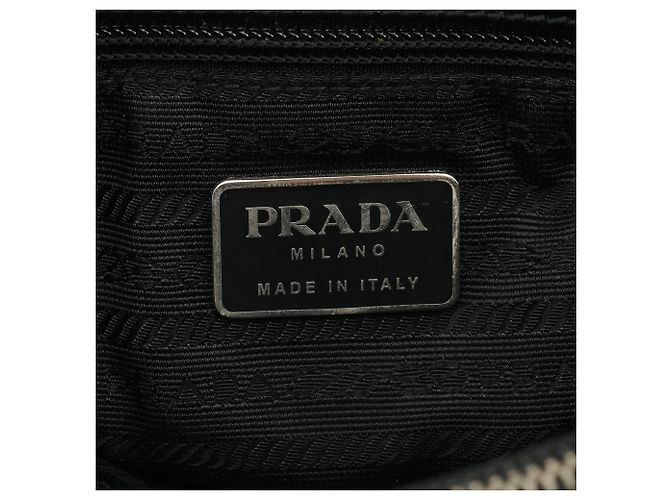 Prada Borsa Tote Sport 1995 in pelle Spazzolato nera - vista 11