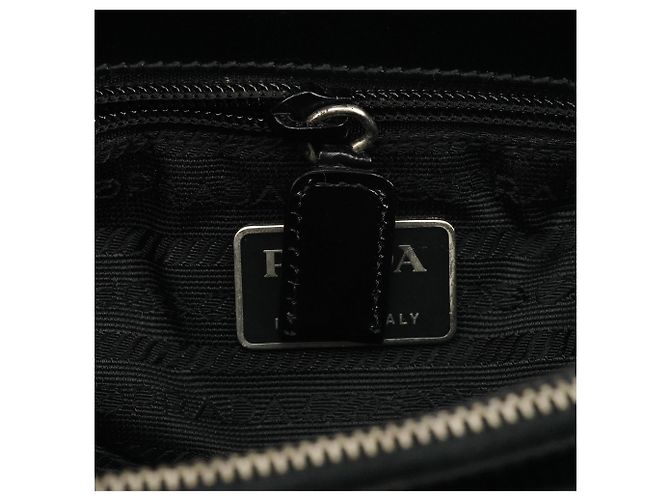 Prada Borsa Tote Sport 1995 in pelle Spazzolato nera - vista 12