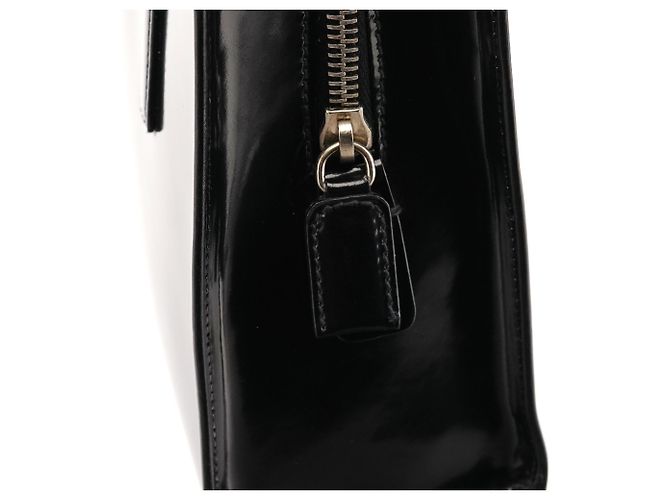 Prada Borsa Tote Sport 1995 in pelle Spazzolato nera - vista 6
