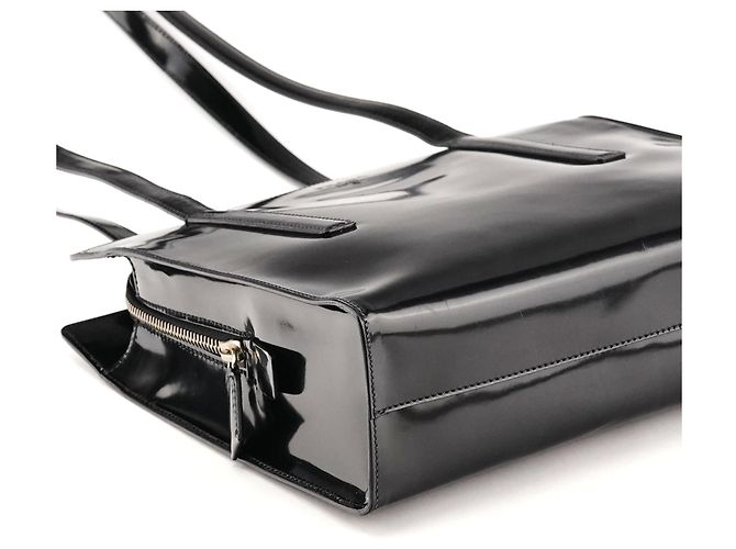 Prada Borsa Tote Sport 1995 in pelle Spazzolato nera - vista 7
