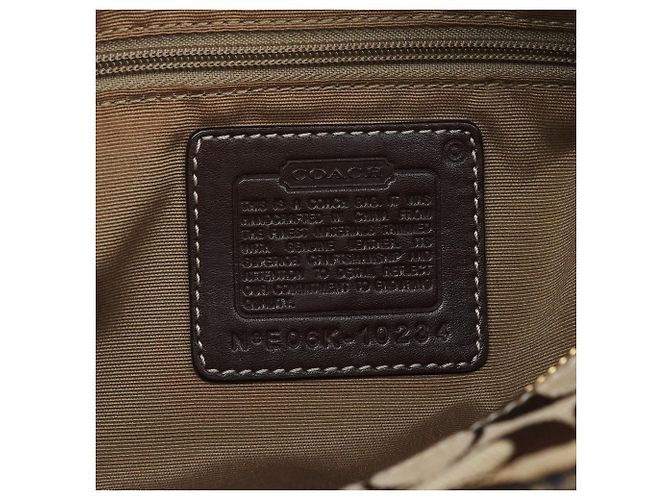 Coach 10234 Borsa Tote patchwork Signature Beige Brown - vista 12