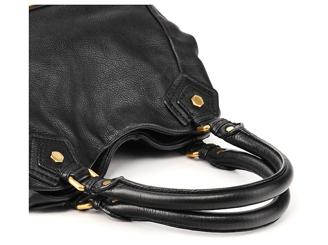 Marc by Marc Jacobs Borsa 2-Way Classic Q Fran in pelle nera - vista 10