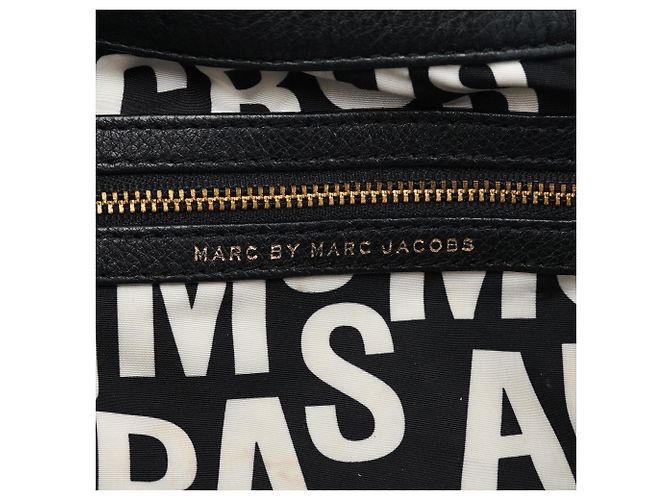 Marc by Marc Jacobs Borsa 2-Way Classic Q Fran in pelle nera - vista 12