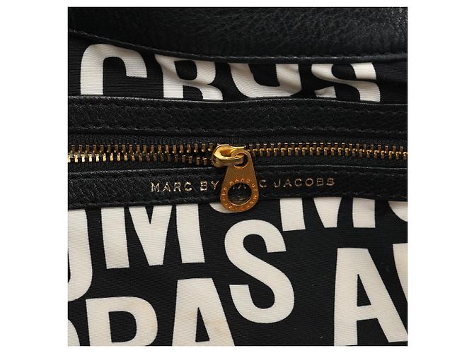 Marc by Marc Jacobs Borsa 2-Way Classic Q Fran in pelle nera - vista 13