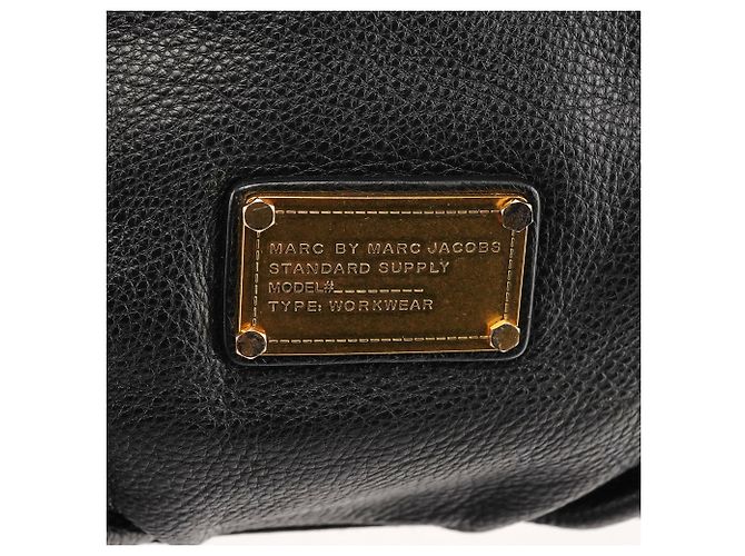 Marc by Marc Jacobs Borsa 2-Way Classic Q Fran in pelle nera - vista 6