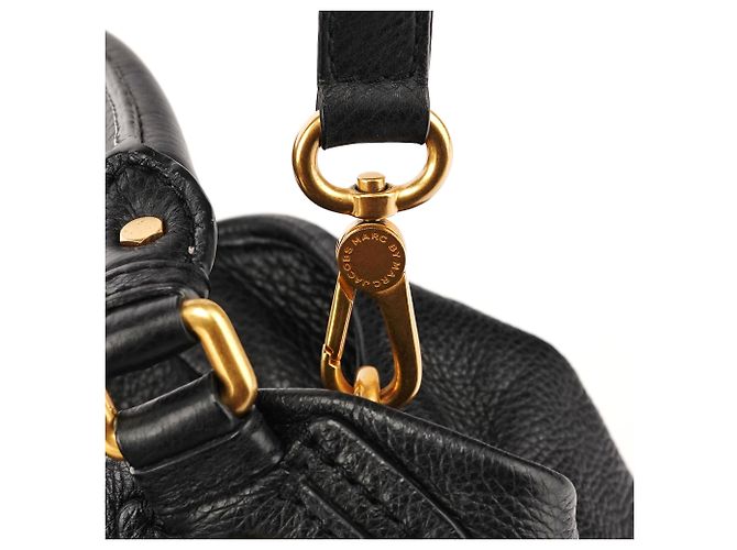 Marc by Marc Jacobs Borsa 2-Way Classic Q Fran in pelle nera - vista 7