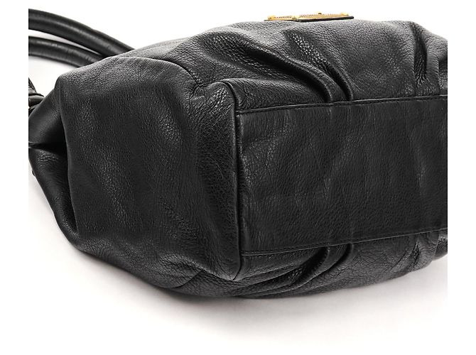 Marc by Marc Jacobs Borsa 2-Way Classic Q Fran in pelle nera - vista 8