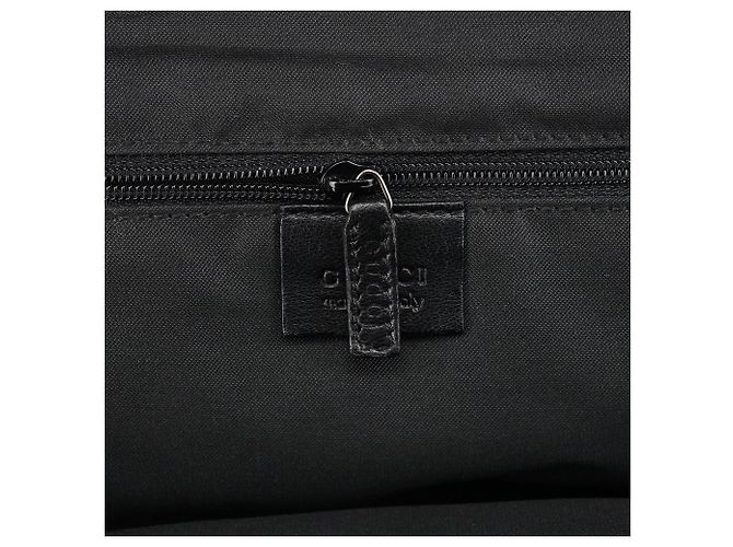 Gucci Borsa a spalla e clutch in velluto nero 2000 - vista 14