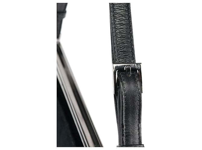 Gucci Borsa a spalla e clutch in velluto nero 2000 - vista 8