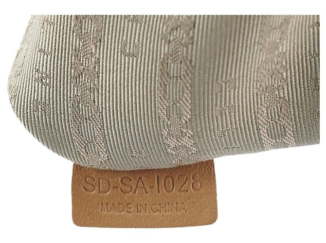 Céline Borsa Pillow 2-Way in pelle di vitello beige - vista 16