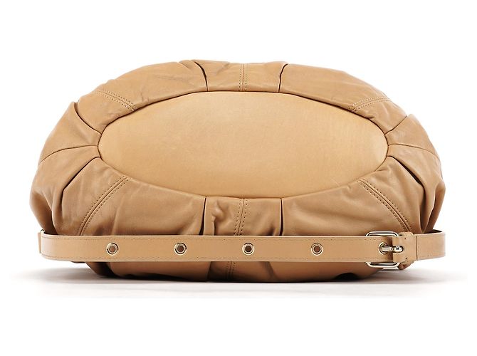 Céline Borsa Pillow 2-Way in pelle di vitello beige - vista 4