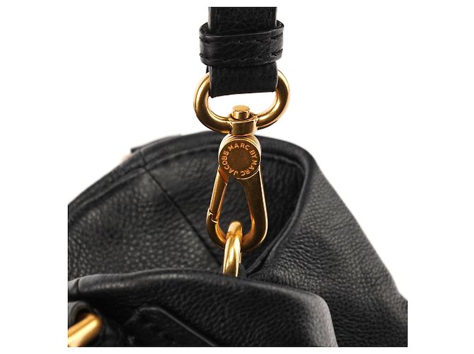 Marc by Marc Jacobs Borsa 2-Way Classic Q Fran in pelle nera - vista 11