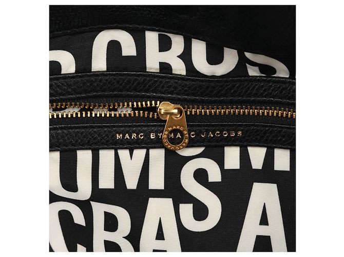 Marc by Marc Jacobs Borsa 2-Way Classic Q Fran in pelle nera - vista 15