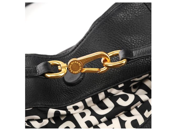 Marc by Marc Jacobs Borsa 2-Way Classic Q Fran in pelle nera - vista 17