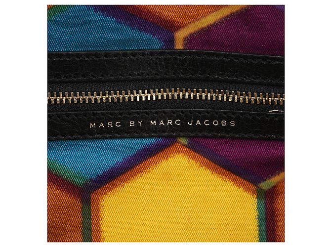 Marc by Marc Jacobs Borsa 2-Way Classic Q in pelle trapuntata nera - vista 11