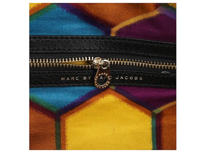 Marc by Marc Jacobs Borsa 2-Way Classic Q in pelle trapuntata nera - vista 12