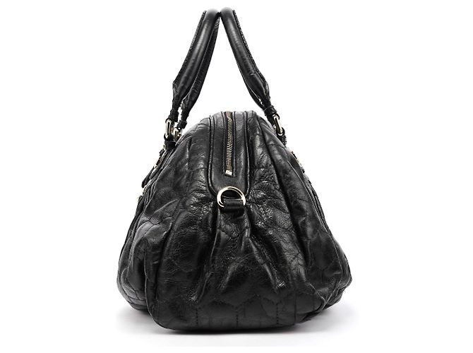 Marc by Marc Jacobs Borsa 2-Way Classic Q in pelle trapuntata nera - vista 2