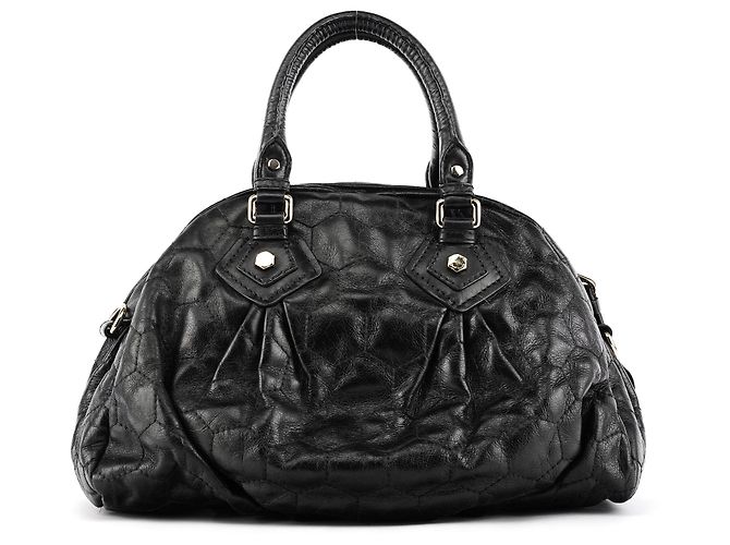 Marc by Marc Jacobs Borsa 2-Way Classic Q in pelle trapuntata nera - vista 3