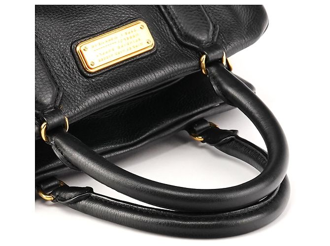 Marc by Marc Jacobs Borsa Bowling 2-Way Classic Q in pelle nera - vista 10
