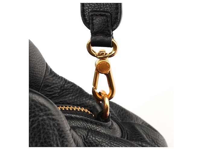 Marc by Marc Jacobs Borsa Bowling 2-Way Classic Q in pelle nera - vista 11
