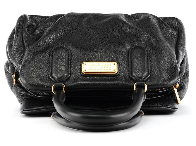 Marc by Marc Jacobs Borsa Bowling 2-Way Classic Q in pelle nera - vista 4