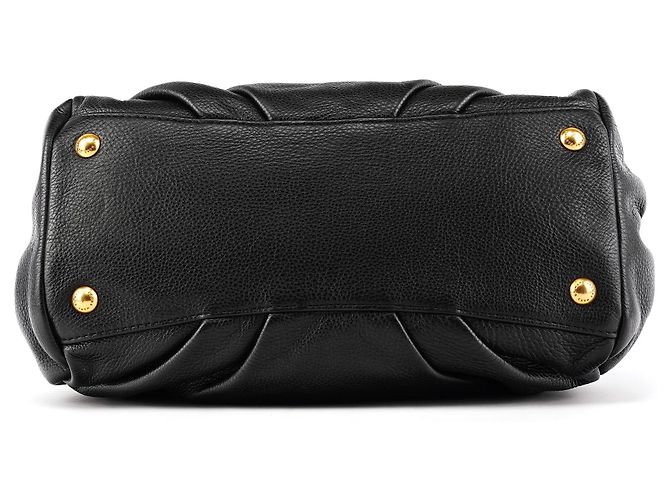 Marc by Marc Jacobs Borsa Bowling 2-Way Classic Q in pelle nera - vista 5