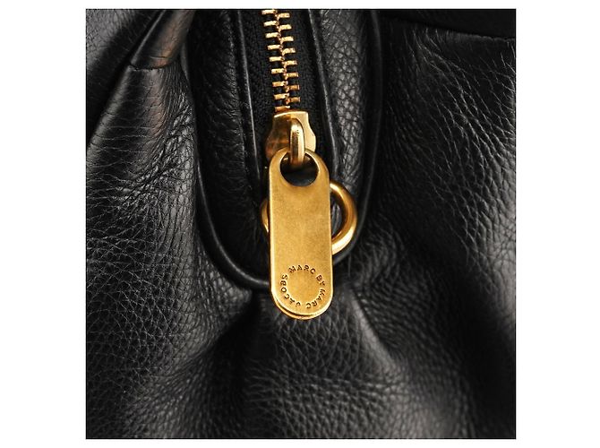 Marc by Marc Jacobs Borsa Bowling 2-Way Classic Q in pelle nera - vista 7
